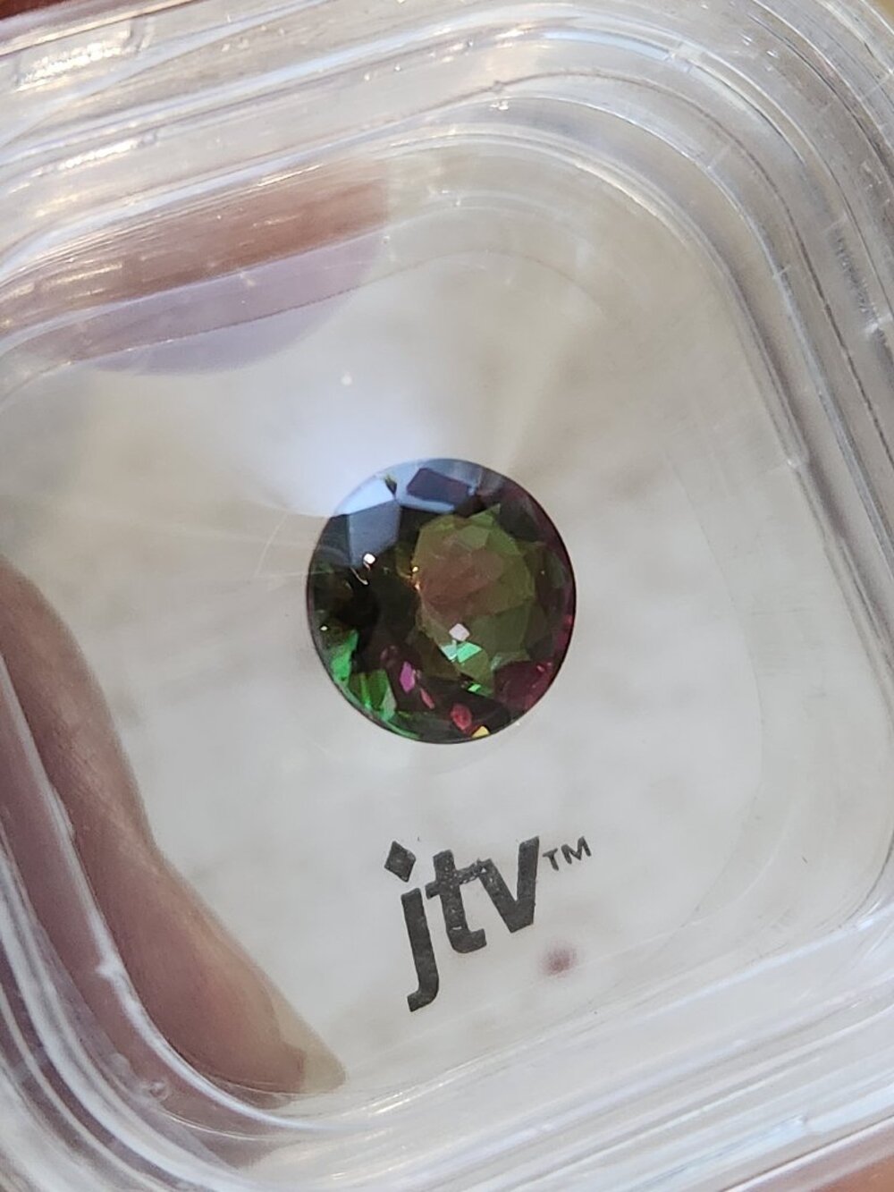 Sealed JTV Odyssey Dance Mystic Goshenite 2.00 CT 9mm Round